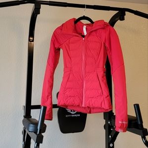 NWOT Lululemon 2 Red Down For It All Jacket